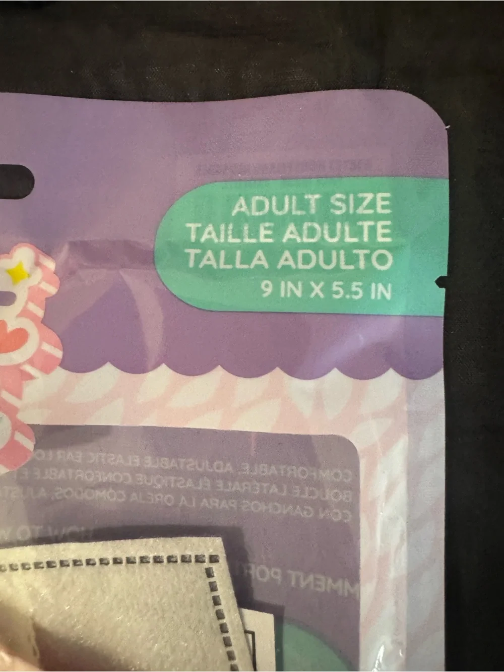 Honey Maru Cutesy design Reusable Adult Face Mask — NWT — Sealed.